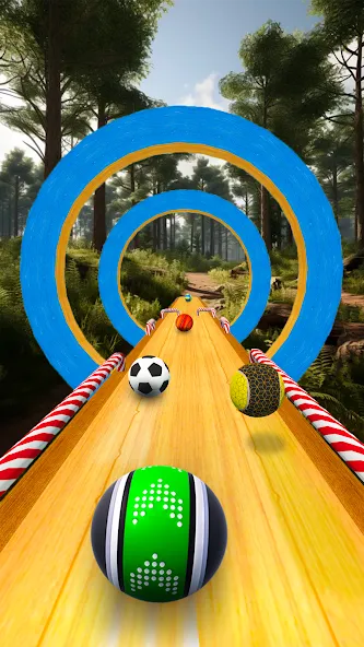 Fast Ball Jump - Going Ball 3d (Скай Болл Джамп) [МОД Много монет] Screenshot 1
