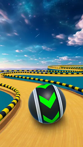 Fast Ball Jump - Going Ball 3d (Скай Болл Джамп) [МОД Много монет] Screenshot 3