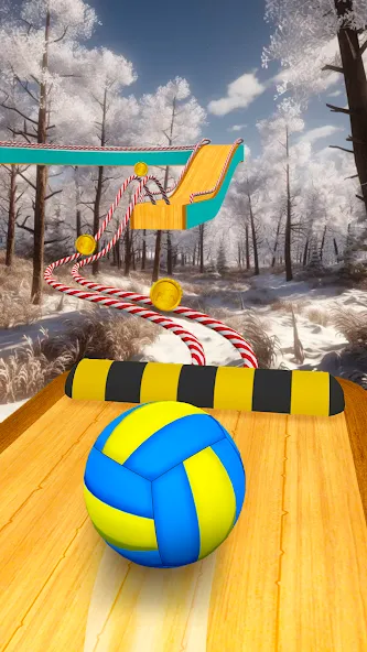 Fast Ball Jump - Going Ball 3d (Скай Болл Джамп) [МОД Много монет] Screenshot 4