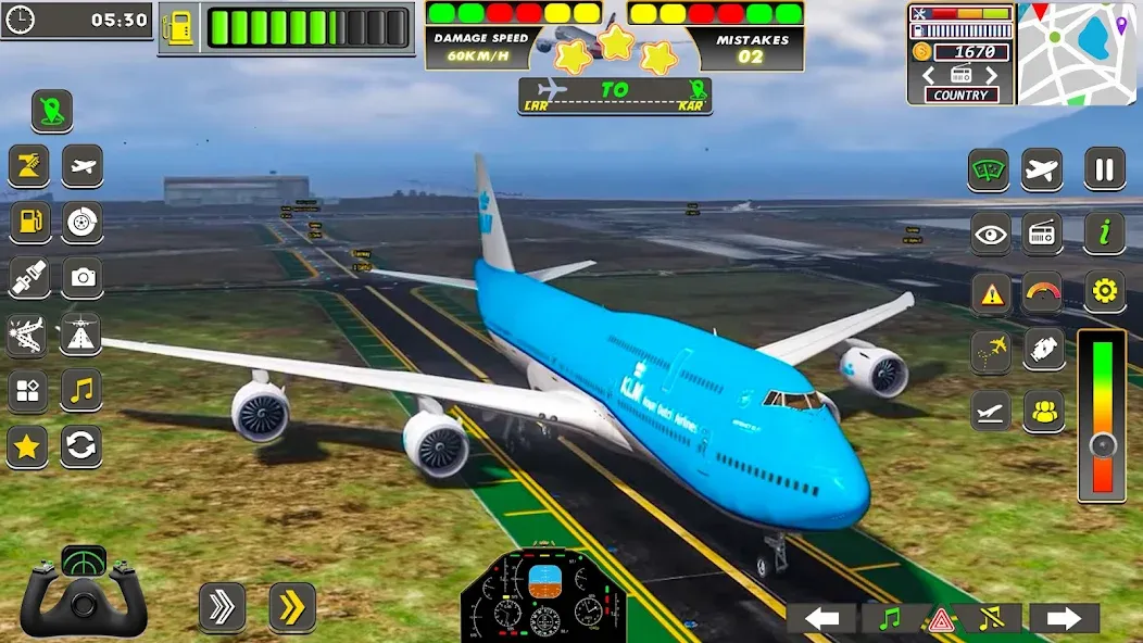 Real Flight Sim Airplane Games (Реал Флайт Сим Авиасимуляторы игры на самолеты) [МОД Бесконечные деньги] Screenshot 2