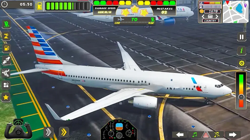 Real Flight Sim Airplane Games (Реал Флайт Сим Авиасимуляторы игры на самолеты) [МОД Бесконечные деньги] Screenshot 5