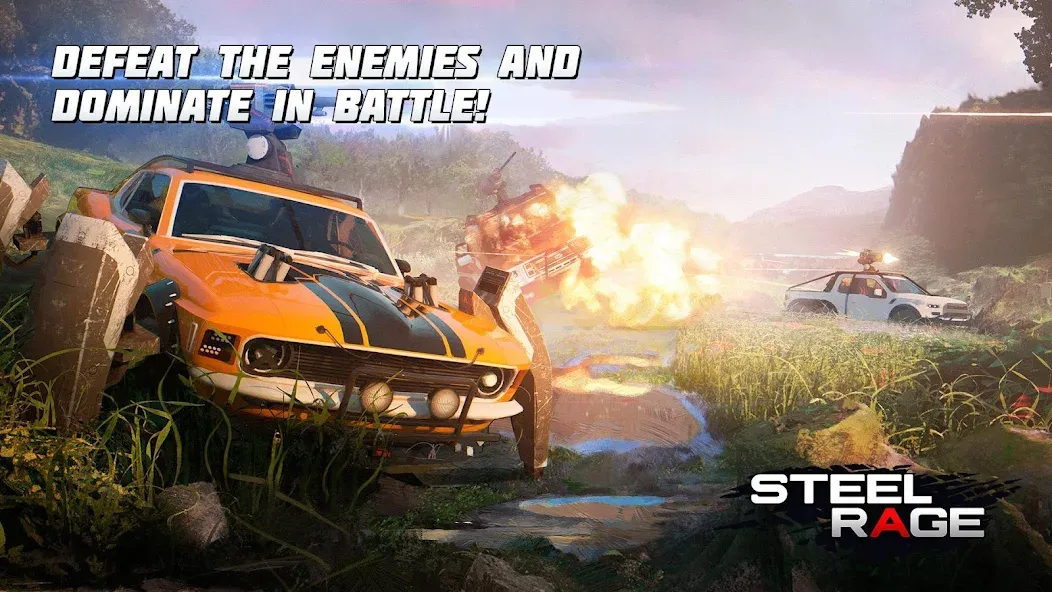 Steel Rage: Mech Cars PvP War (Стил Рейдж) [МОД Бесконечные деньги] Screenshot 2