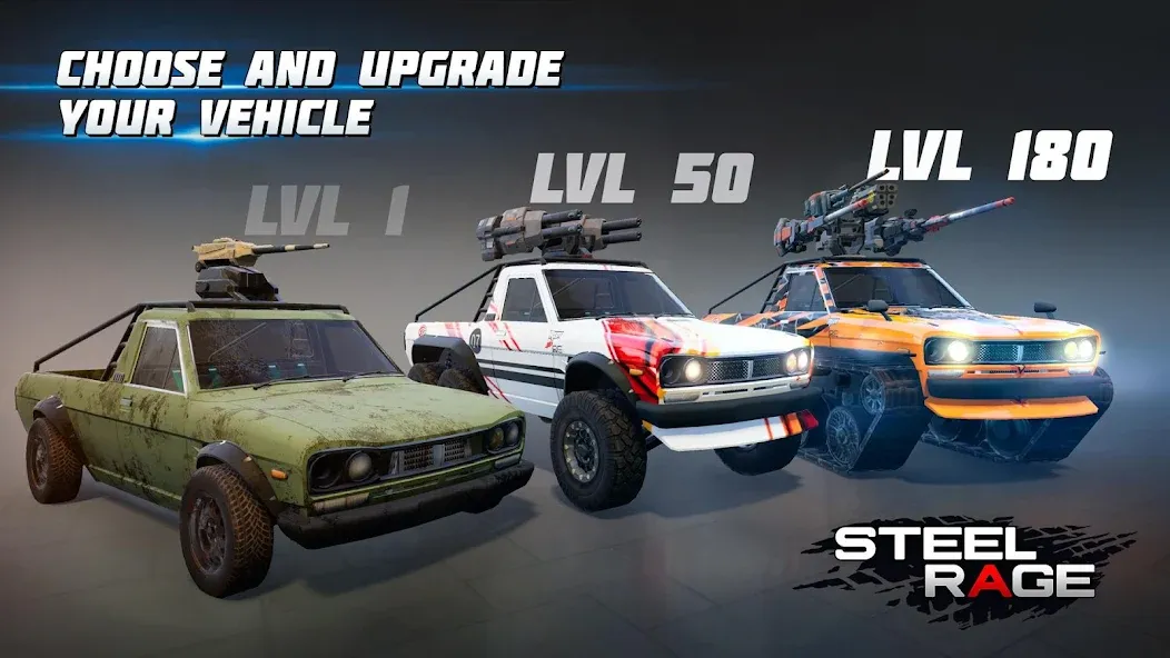 Steel Rage: Mech Cars PvP War (Стил Рейдж) [МОД Бесконечные деньги] Screenshot 4