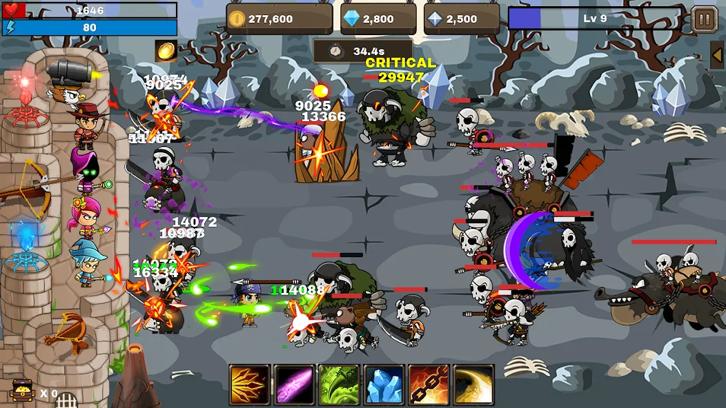 Final Castle Defence:Idle RPG (Финальная Защита Замка) [МОД Unlimited Money] Screenshot 5