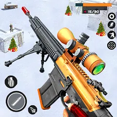 Взломанная Banduk Game - Sniper Gun Games (Снайперская Война 3D)  [МОД Бесконечные деньги]
