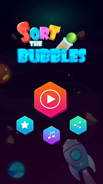 Ball Sort - Bubble Sort Puzzle (Болл Сорт) [МОД Меню] Screenshot 1