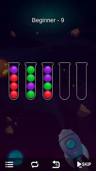 Ball Sort - Bubble Sort Puzzle (Болл Сорт) [МОД Меню] Screenshot 3