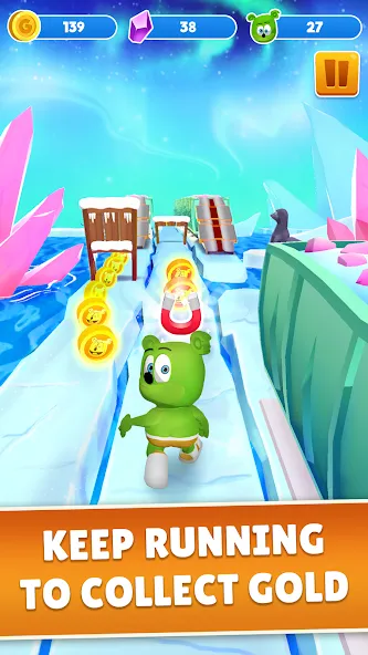 Gummy Bear Run: Running Games (Гамми Бер Ран) [МОД Все открыто] Screenshot 2