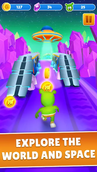 Gummy Bear Run: Running Games (Гамми Бер Ран) [МОД Все открыто] Screenshot 3