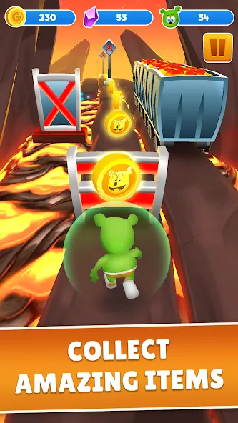Gummy Bear Run: Running Games (Гамми Бер Ран) [МОД Все открыто] Screenshot 4