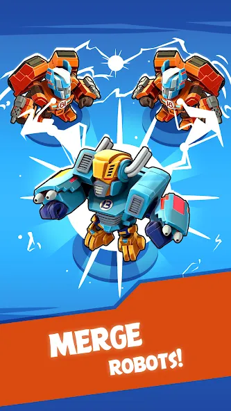 Merge Plane Robots Idle Empire (Мердж Плейн Роботы) [МОД Много монет] Screenshot 5