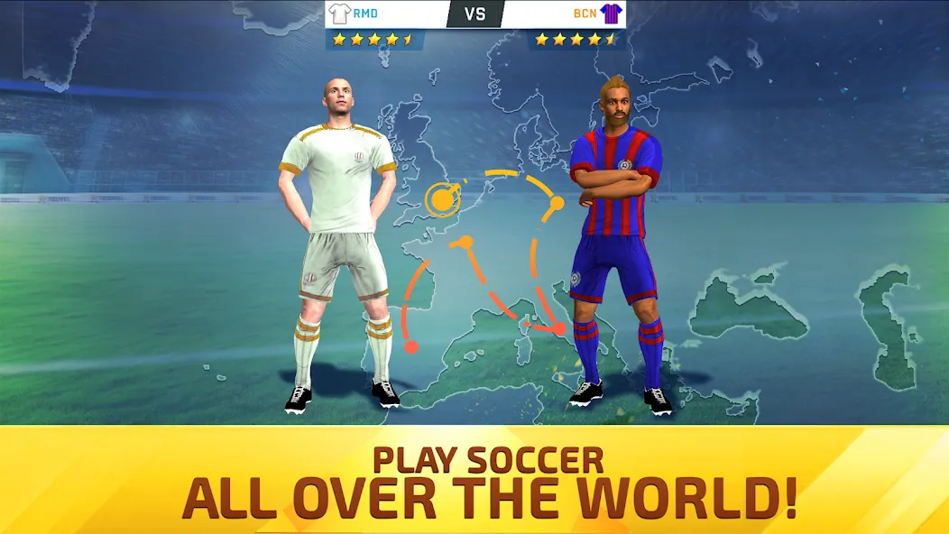 Soccer Star 24 Top Leagues (Футбольная звезда 23 Топ Лиги) [МОД Бесконечные монеты] Screenshot 5
