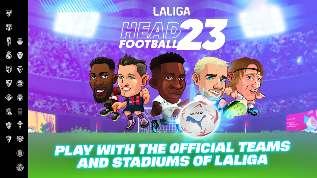 LALIGA Head Football 23 SOCCER (Хед Футбол) [МОД Бесконечные монеты] Screenshot 1