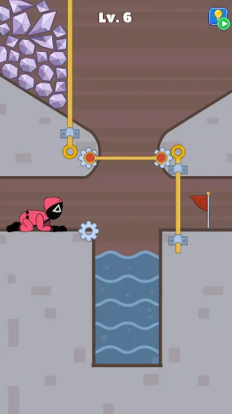 Prison Escape: Pin Puzzle (Позонный эксперт) [МОД Unlocked] Screenshot 1