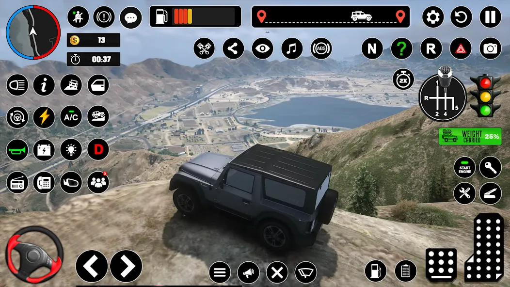 Offroad Jeep Driving & Parking [МОД Menu] Screenshot 3