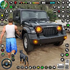 Взломанная Jeep Driving Simulator offRoad (Джип Драйвинг Симулятор вне дороги)  [МОД Много монет]