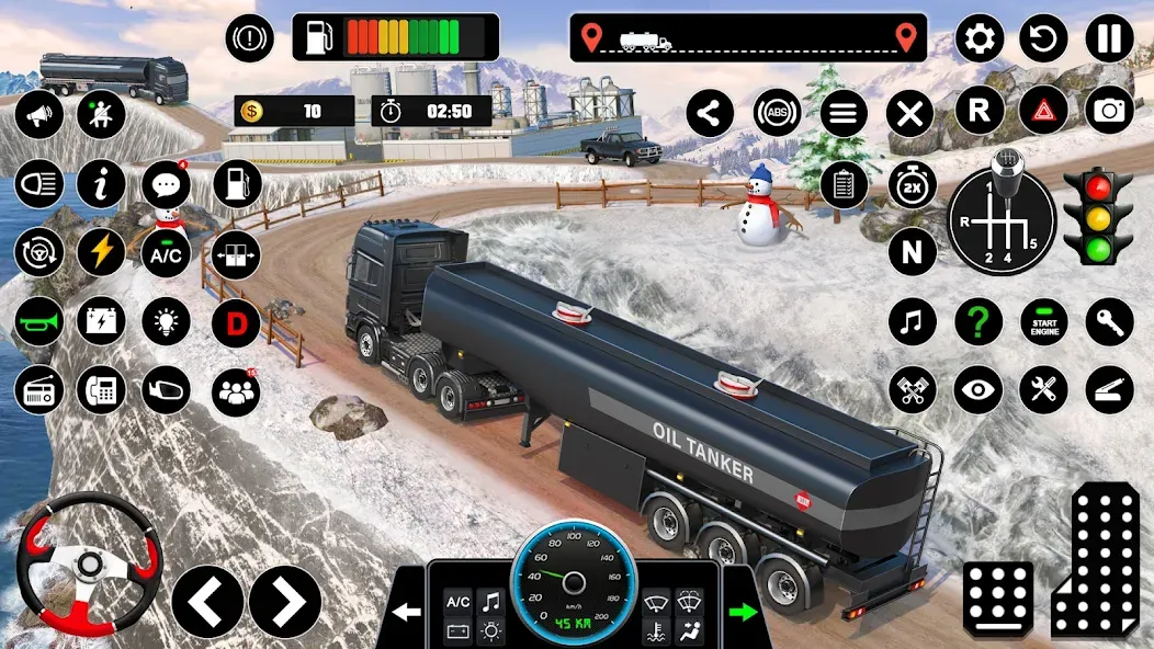 Oil Truck Games: Driving Games [МОД Все открыто] Screenshot 2