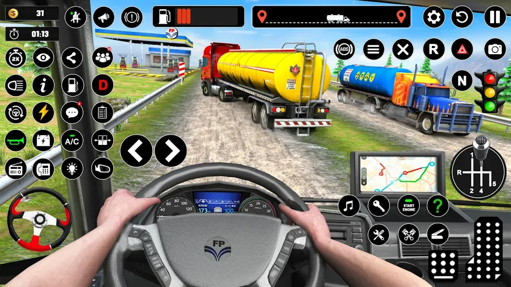 Oil Truck Games: Driving Games [МОД Все открыто] Screenshot 4