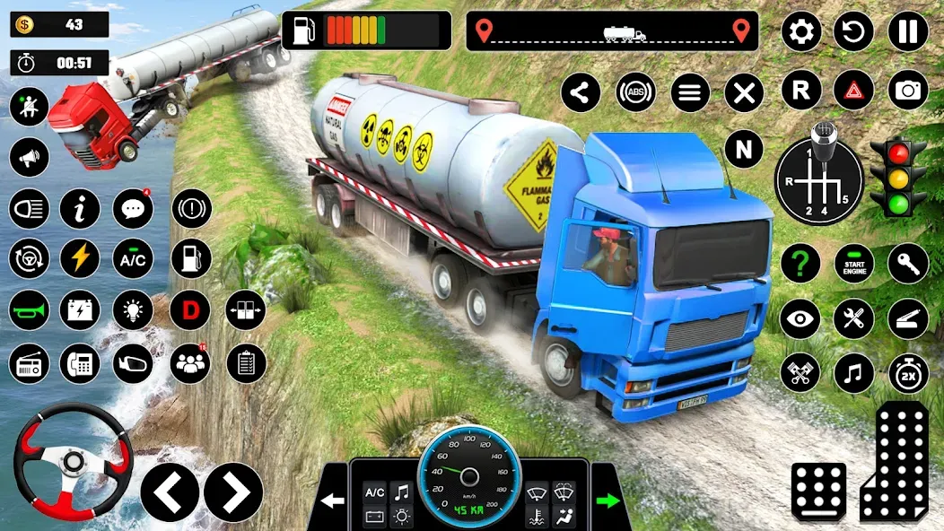Oil Truck Games: Driving Games [МОД Все открыто] Screenshot 5