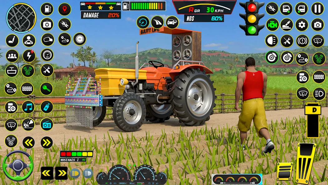 Farming Tractor Game Simulator (Фарминг Трактор Игра Симулятор) [МОД Много денег] Screenshot 2