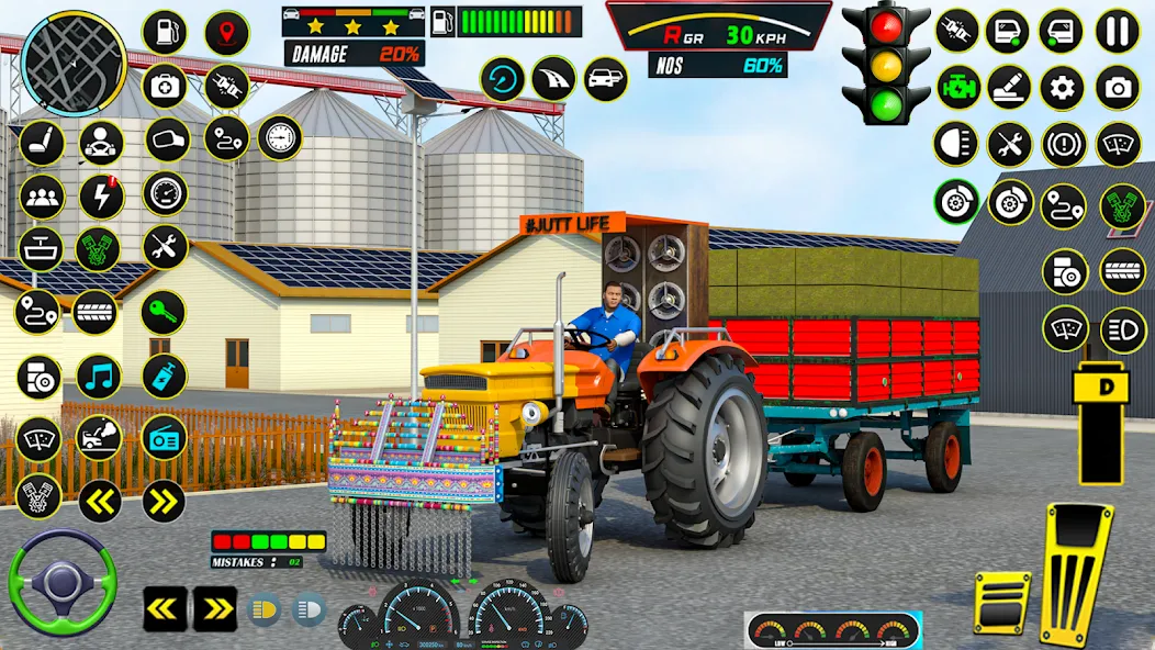 Farming Tractor Game Simulator (Фарминг Трактор Игра Симулятор) [МОД Много денег] Screenshot 3