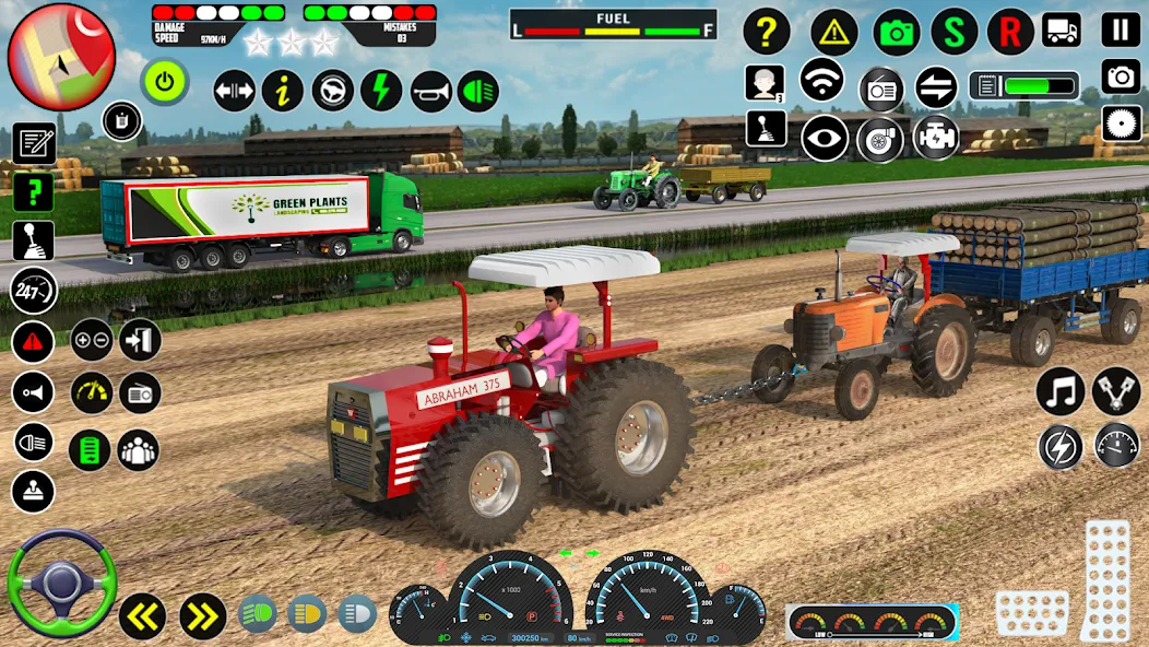 Farming Tractor Game Simulator (Фарминг Трактор Игра Симулятор) [МОД Много денег] Screenshot 4