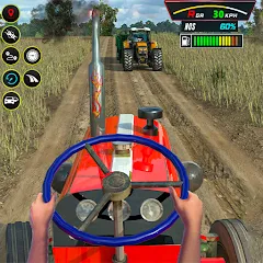 Скачать взлом Farming Tractor Game Simulator (Фарминг Трактор Игра Симулятор)  [МОД Много денег]