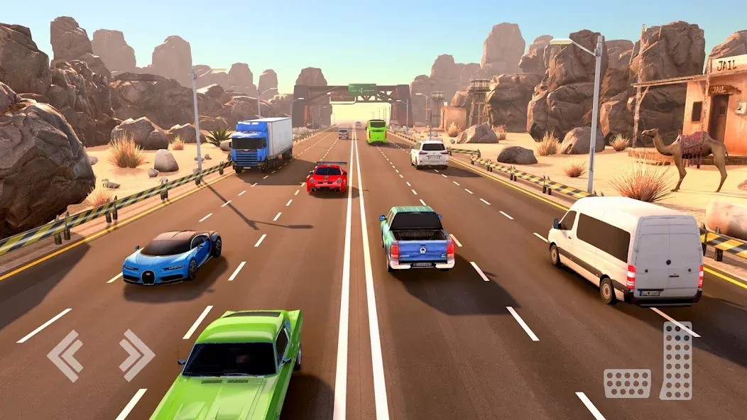 Real Highway Car Racing Games [МОД Много денег] Screenshot 2