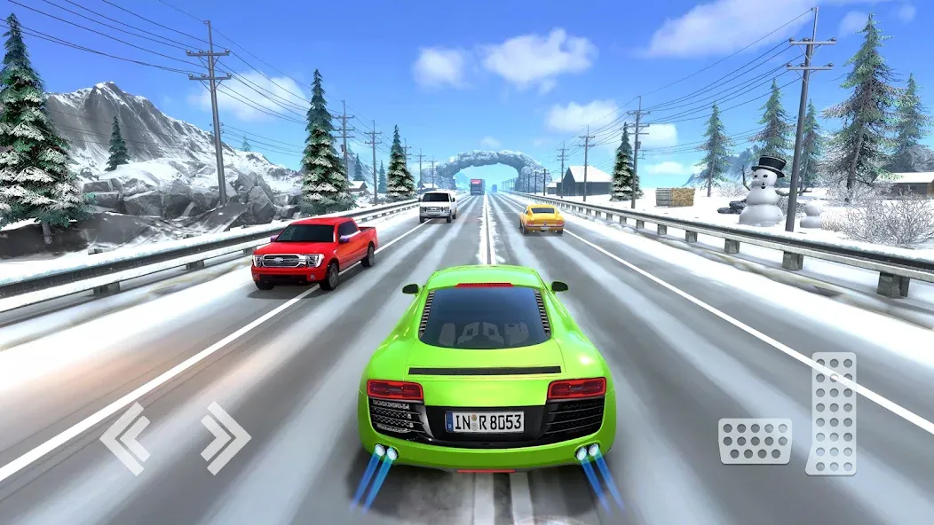 Real Highway Car Racing Games [МОД Много денег] Screenshot 3