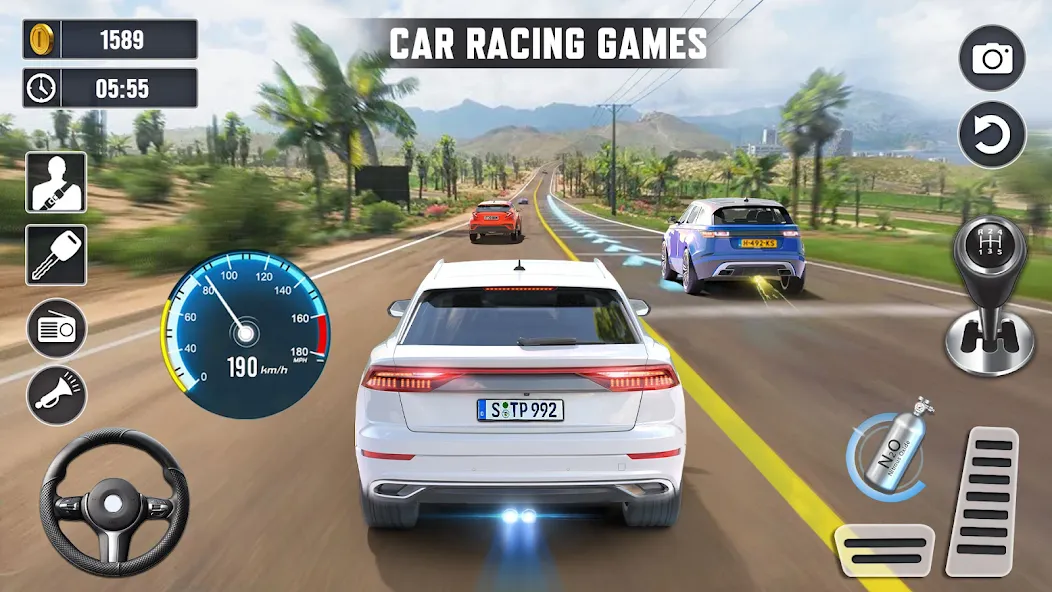 Real Highway Car Racing Games [МОД Много денег] Screenshot 5