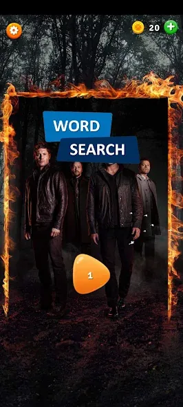 Supernatural Word Search (упернатуральный поиск слов) [МОД Много монет] Screenshot 1