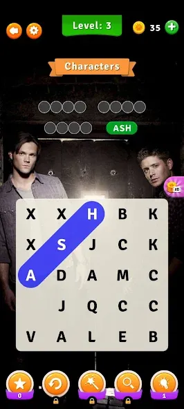 Supernatural Word Search (упернатуральный поиск слов) [МОД Много монет] Screenshot 2