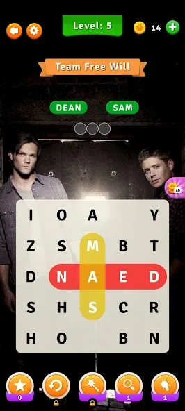 Supernatural Word Search (упернатуральный поиск слов) [МОД Много монет] Screenshot 3
