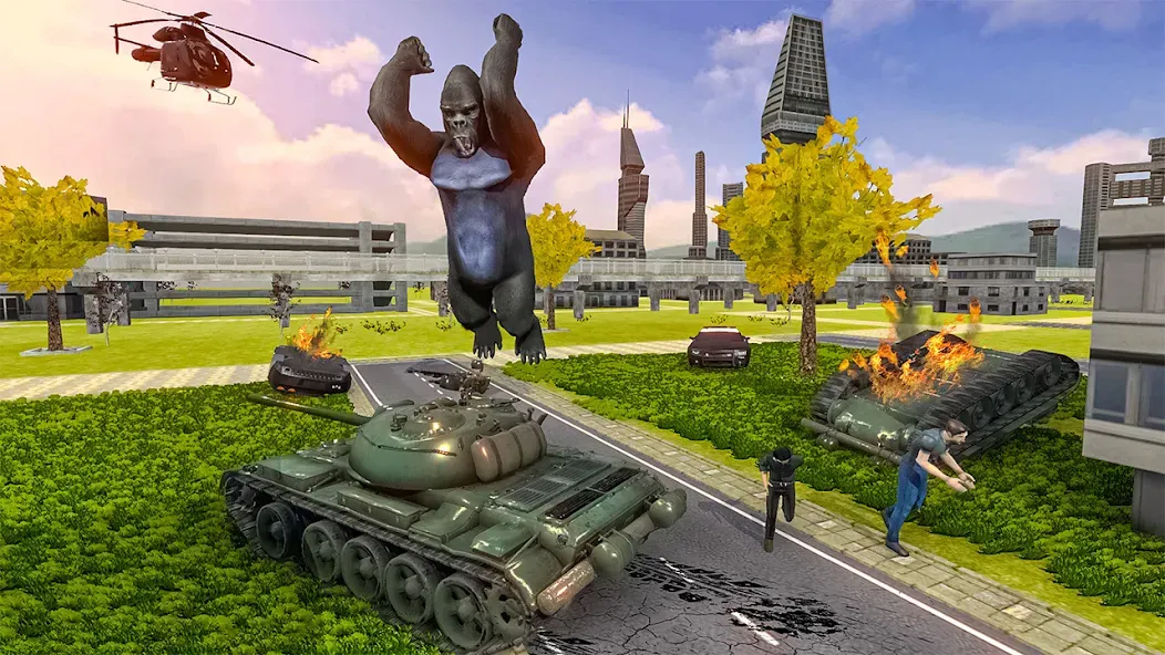 Gorilla Smash City Escape Jail [МОД Меню] Screenshot 1