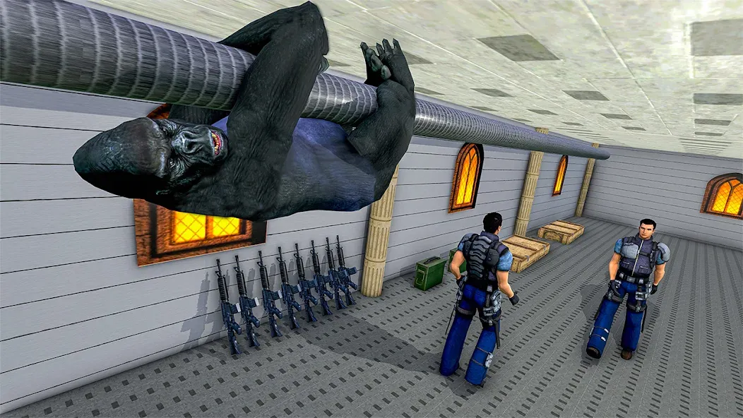 Gorilla Smash City Escape Jail [МОД Меню] Screenshot 2
