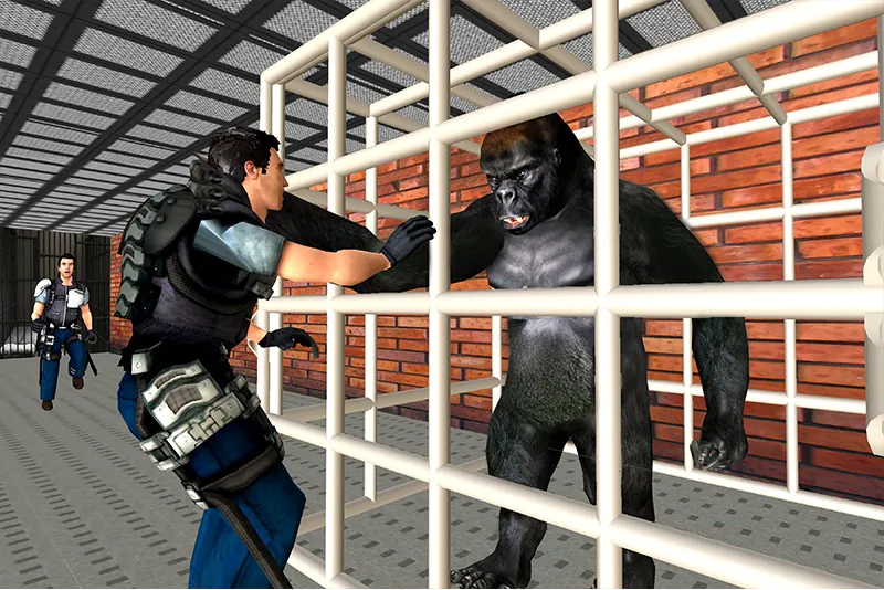Gorilla Smash City Escape Jail [МОД Меню] Screenshot 3