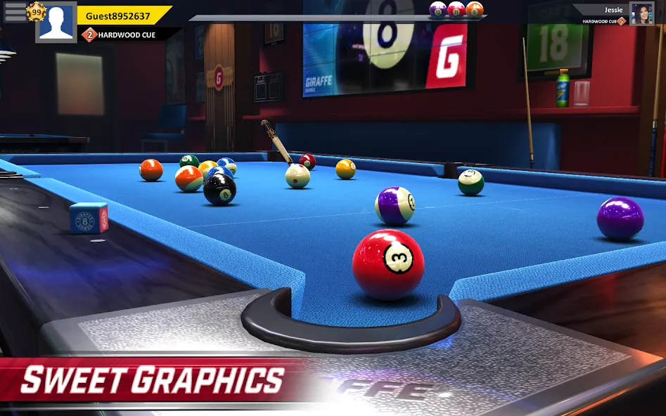 Pool Stars - 3D Online Multipl (Пул Старс) [МОД Все открыто] Screenshot 1
