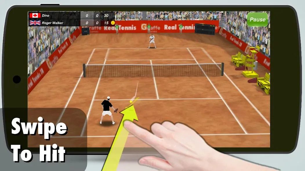 Tennis Champion 3D - Online Sp [МОД Бесконечные монеты] Screenshot 1
