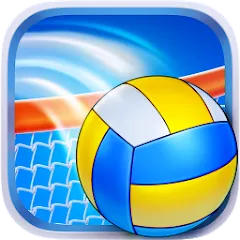 Скачать взломанную Volleyball Champions 3D - Onli  [МОД Все открыто]