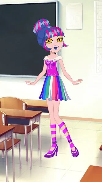 Pony College Student Dress Up (Пони Студент Колледжа Одеваются) [МОД Все открыто] Screenshot 3