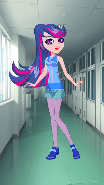 Pony College Student Dress Up (Пони Студент Колледжа Одеваются) [МОД Все открыто] Screenshot 4