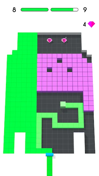 Color Fill 3D (Цолор Филл 3Д) [МОД Много денег] Screenshot 3