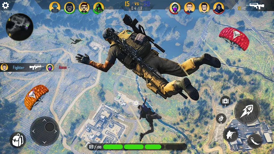 Fps Shooting Gun War: Gun Game [МОД Много денег] Screenshot 1