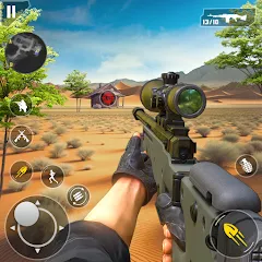 Скачать взлом Fps Shooting Gun War: Gun Game  [МОД Много денег]
