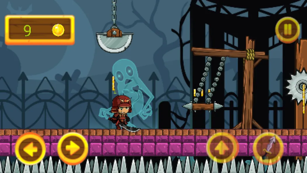 samurai adventure (самурайские приключения) [МОД Много монет] Screenshot 4