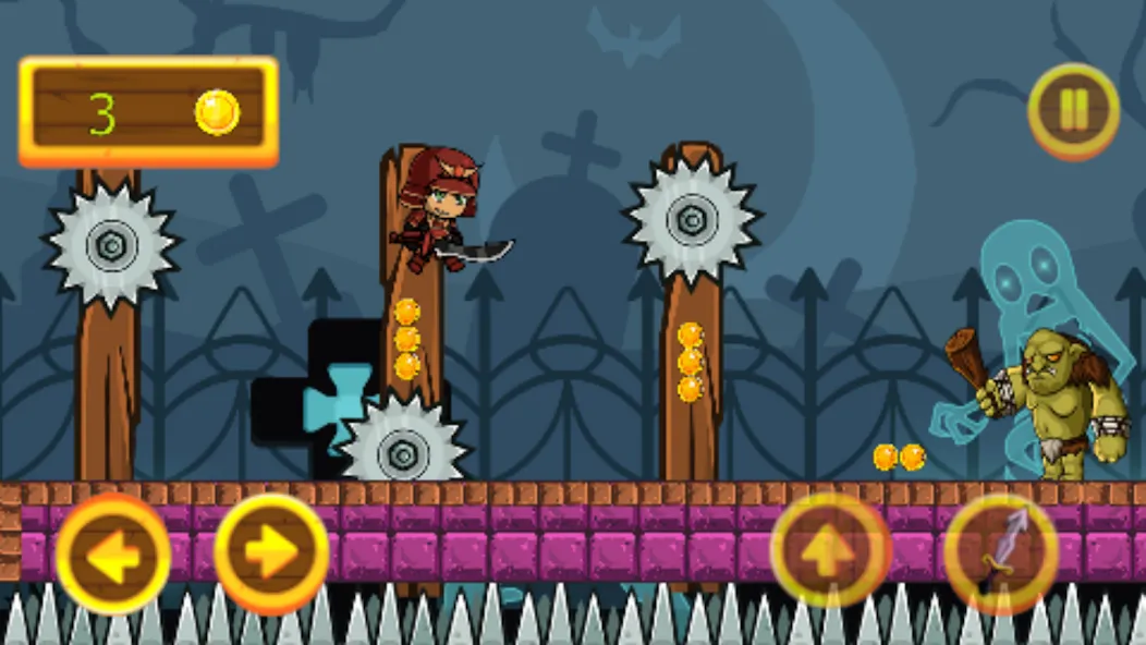 samurai adventure (самурайские приключения) [МОД Много монет] Screenshot 5