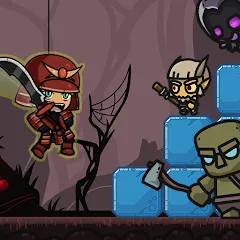 Скачать взломанную samurai adventure (самурайские приключения)  [МОД Много монет]