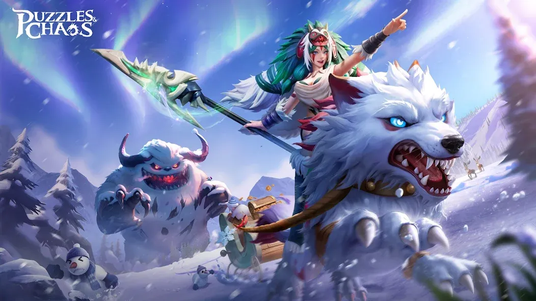 Puzzles & Chaos: Frozen Castle [МОД Unlimited Money] Screenshot 1