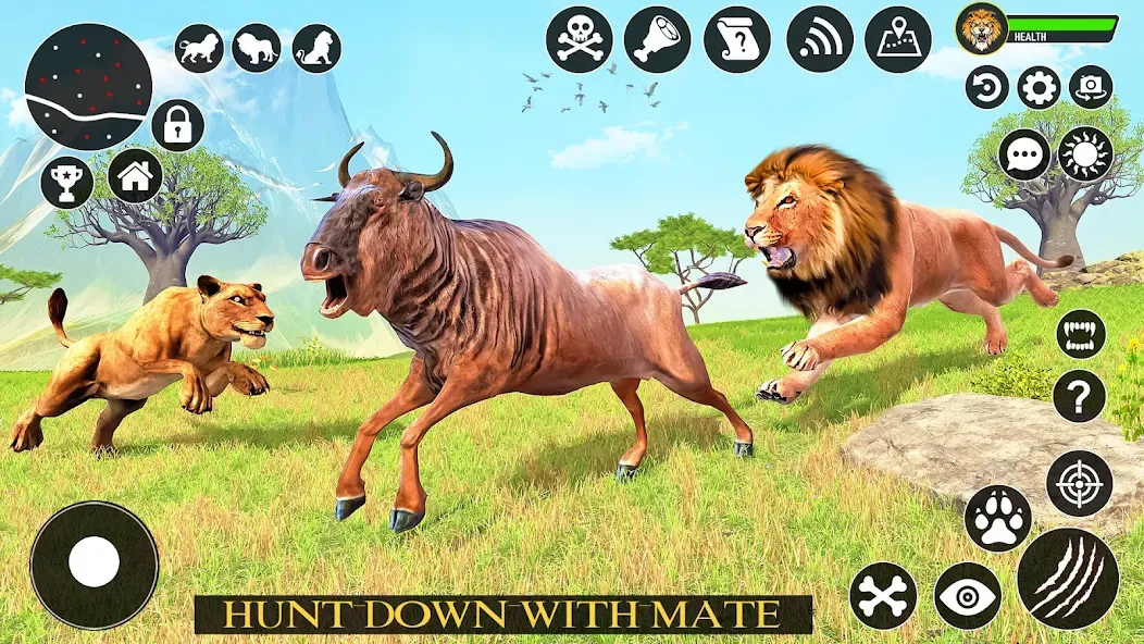 Ultimate Lion Simulator Game (Лайон Симулятор) [МОД Меню] Screenshot 1