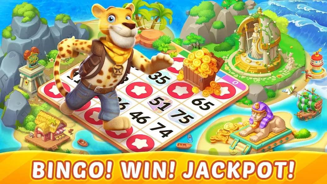 Bingo Aloha-Bingo tour at home (Бинго Алоха) [МОД Много монет] Screenshot 1